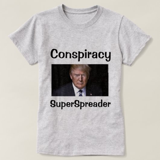 陰謀スーパースプレッダTシャツ Tシャツ (デザイン正面)