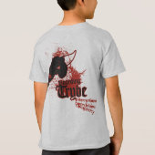 陰謀バンドサーフィンのグラフィック Tシャツ (裏面)