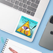 陰謀理論ロゴシール シール (ノートパソコンとiPhone)