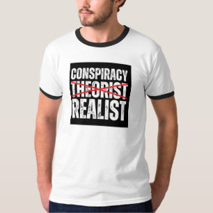 陰謀理論家おもしろい Tシャツ