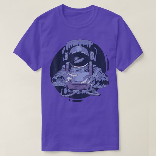 陰謀説としての平面地学会 Tシャツ (デザイン正面)