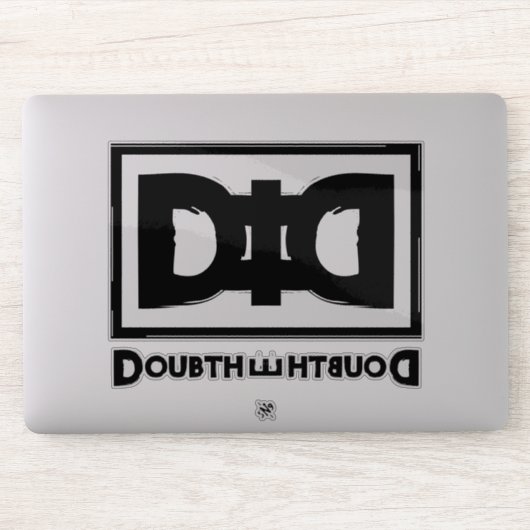 陰謀説のモカリーのモットー:疑いを疑う シール (コンピューター)