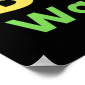 陰謀説ヤード標識 ポスター (角)