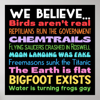 陰謀説ヤード標識 ポスター