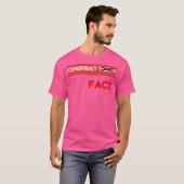 陰謀説Xアウト事実 Tシャツ (正面フル)