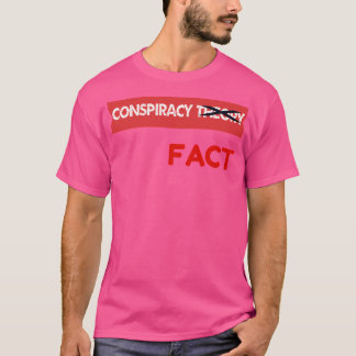 陰謀説Xアウト事実 Tシャツ