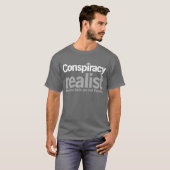 陰謀論者 コンスピラシーシオリスト パラノイア ギフト Tシャツ (正面フル)