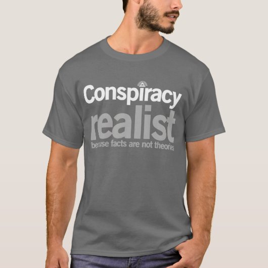陰謀論者 コンスピラシーシオリスト パラノイア ギフト Tシャツ (正面)