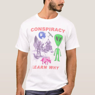 陰謀-なぜ学んで下さい Tシャツ