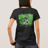 陰遊避の犬 Tシャツ (裏面)
