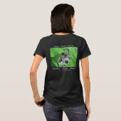 陰遊避の犬 Tシャツ (裏面フル)