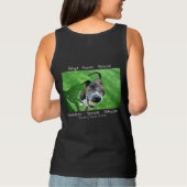 陰遊避の犬 Tシャツ (裏面)