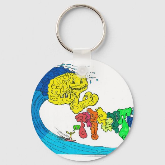 陰部サーフィン キーホルダー (正面)