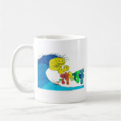 陰部サーフィン コーヒーマグカップ (左)