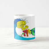 陰部サーフィン コーヒーマグカップ (中央)