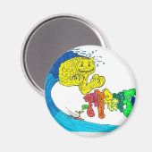 陰部サーフィン マグネット (正面/裏面)