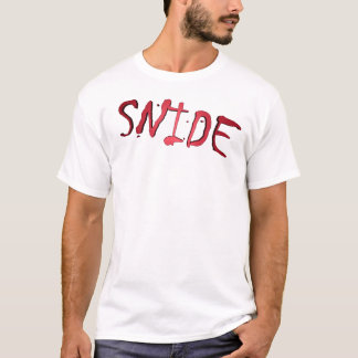 陰険で赤いロゴのTシャツ Tシャツ