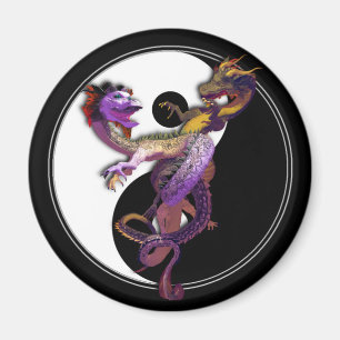 陰陽とドラゴンズの愛の踊り マグネット