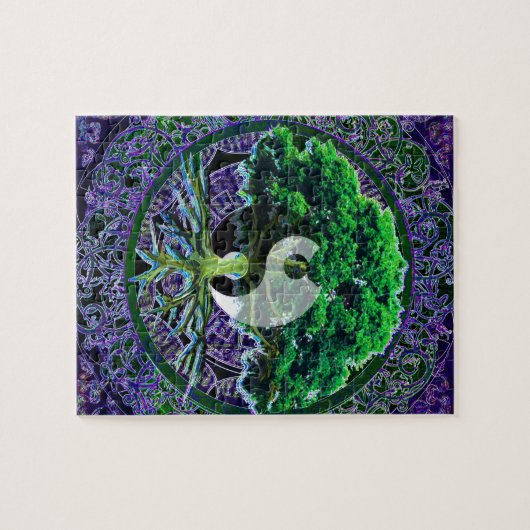 陰陽と命の木 ジグソーパズル (横)