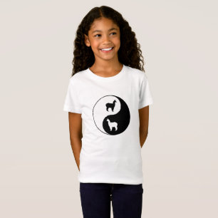 陰陽のアルパカの芸術 Tシャツ