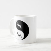 陰陽のサンショウウオ コーヒーマグカップ (正面左)