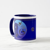 陰陽のシャム猫のマグ マグカップ (正面左)