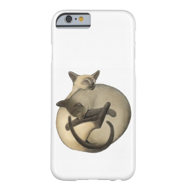 陰陽のシャム猫のiPhone6ケース Case-Mate iPhoneケース (裏面)