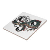 陰陽のデザイン タイル (側面)