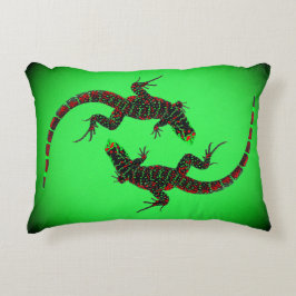 陰陽のトカゲ アクセントクッション