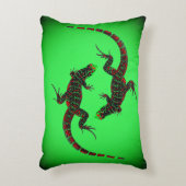 陰陽のトカゲ アクセントクッション (正面(垂直))