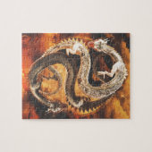 陰陽のドラゴン-無秩序 ジグソーパズル (横)