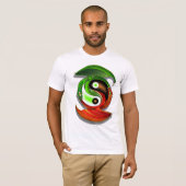 陰陽のドラゴン Tシャツ (正面フル)