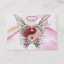 陰陽のハートの天使によっては水彩画が飛びます