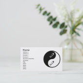 陰陽のハーモニカ 名刺 (スタンド正面)