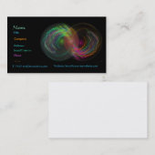 陰陽のプロフィールカード 名刺 (正面/裏面)