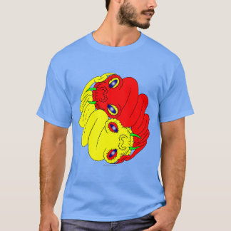 陰陽のヘビ Tシャツ