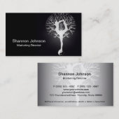陰陽のヨガの木 名刺 (正面/裏面)