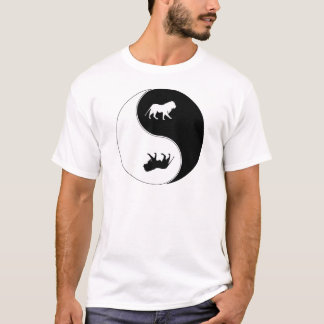 陰陽のライオン Tシャツ
