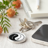 陰陽のラクロス キーホルダー (側面)