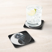 陰陽の中国のなドラゴンのコルクのコースター コースター (右側)