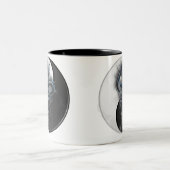 陰陽の中国のなドラゴンのマグ ツートーンマグカップ (中央)