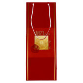 陰陽の中国のなブタの新年2019のワインのギフトバッグ ワインギフトバッグ (裏面)