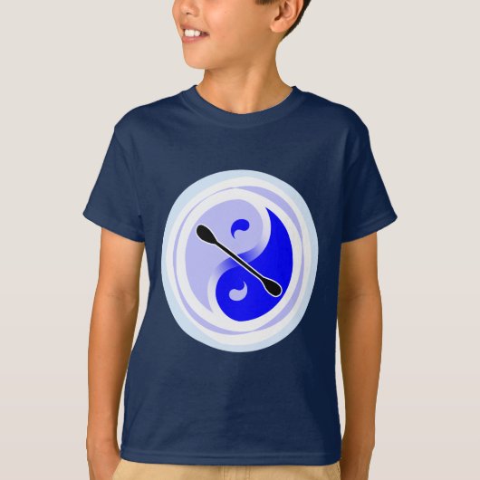 陰陽の二重刃 Tシャツ (正面)