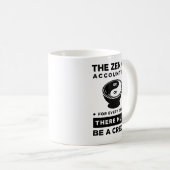 陰陽の会計のマグ会計の禅 コーヒーマグカップ (正面右)