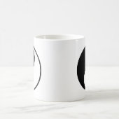 陰陽の個人的な訓練 コーヒーマグカップ (中央)