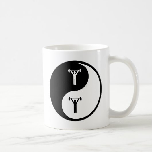 陰陽の個人的な訓練 コーヒーマグカップ (右)