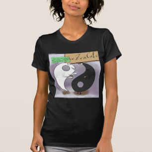 陰陽の出会い 禅 楽しい Tシャツ