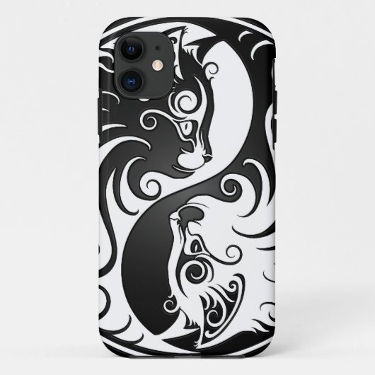 陰陽の子ネコ Case-Mate iPhoneケース (裏面)