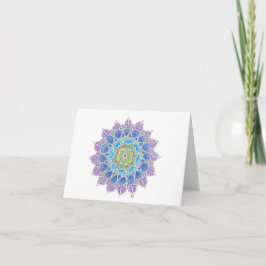 陰陽の平和な曼荼羅Notecard カード