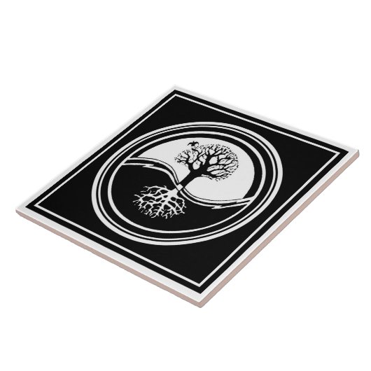 陰陽の木のタイル タイル (側面)